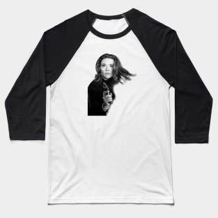 Emma Peel Retro 70s 80s 90s ,TV Series Baseball T-Shirt